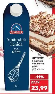 Kaufland OLYMPUS Smântână uht pentru gătit Ofertă
