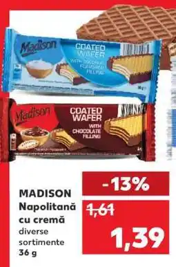 Kaufland MADISON Napolitană cu cremă Ofertă