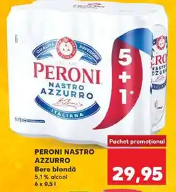 Kaufland PERONI NASTRO AZZURRO Ofertă