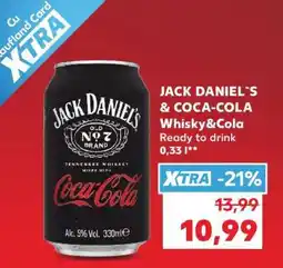 Kaufland JACK DANIEL`S & COCA-COLA Whisky&Cola Ofertă