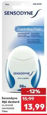 Kaufland Sensodyne Ață dentară cu aromă mentolată Ofertă