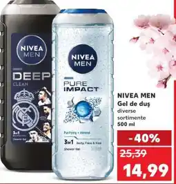 Kaufland NIVEA MEN Gel de duş Ofertă