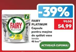 Kaufland FAIRY PLATINUM Ofertă