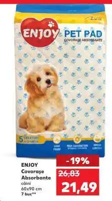 Kaufland ENJOY Covorașe Absorbante câini Ofertă