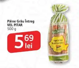 Supeco Pâine Grâu întreg VEL PITAR Ofertă