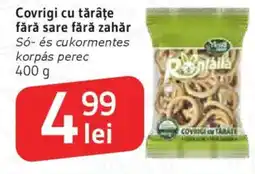 Supeco Covrigi cu tărâţe fără sare fără zahăr Ofertă