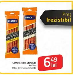 Supeco Cârnaţi sticks SNACK IT Ofertă