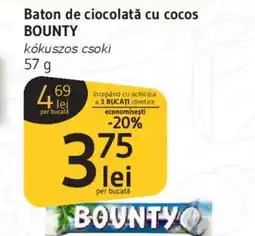 Supeco Baton de ciocolată cu cocos BOUNTY Ofertă