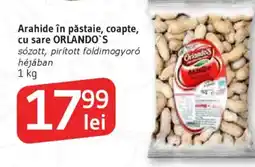 Supeco Arahide în pǎstaie, coapte, cu sare ORLANDO'S Ofertă