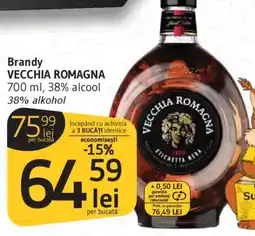 Supeco Brandy VECCHIA ROMAGNA Ofertă