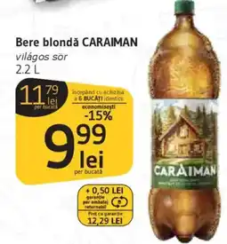 Supeco Bere blondă CARAIMAN Ofertă