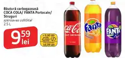 Supeco Băutură carbogazoasă COCA COLA/FANTA Portocale/ Struguri Ofertă