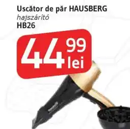 Supeco Uscător de păr HAUSBERG Ofertă