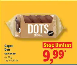 Lidl Gogoși Dots cu cacao Ofertă
