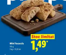 Lidl Mini focaccia Ofertă