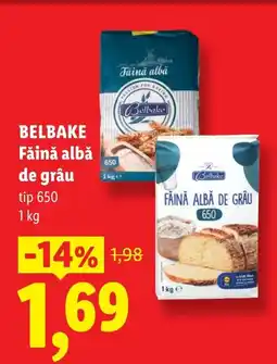 Lidl BELBAKE Făină albă de grâu Ofertă