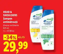 Lidl HEAD & SHOULDERS Şampon antimǎtreaţă Ofertă