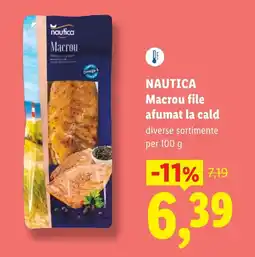 Lidl NAUTICA Macrou file afumat la cald Ofertă