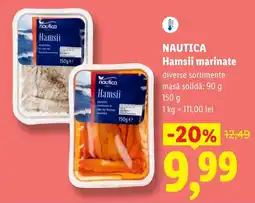 Lidl NAUTICA Hamsii marinate Ofertă