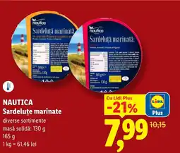Lidl NAUTICA Sardeluţe marinate Ofertă