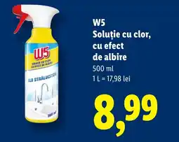 Lidl W5 Soluţie cu clor, cu efect de albire Ofertă
