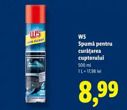 Lidl W5 Spumă pentru curăţarea cuptorului Ofertă
