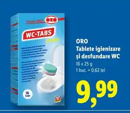 Lidl ORO Tablete igienizare şi desfundare WC Ofertă