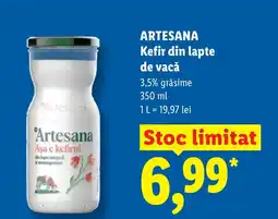 Lidl ARTESANA Kefir din lapte de vacǎ Ofertă