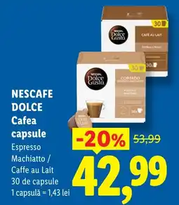 Lidl NESCAFE DOLCE Cafea capsule Ofertă