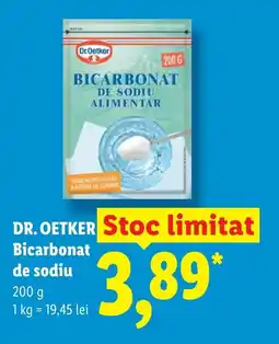 Lidl DR. OETKER Bicarbonat de sodiu Ofertă