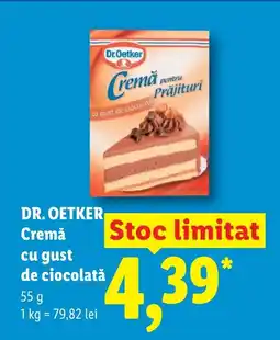 Lidl DR. OETKER Cremă cu gust de ciocolată Ofertă