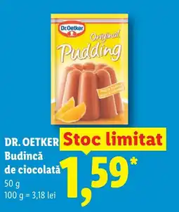Lidl DR. OETKER Budincǎ de ciocolată Ofertă