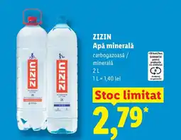 Lidl ZIZIN Apă minerală Ofertă