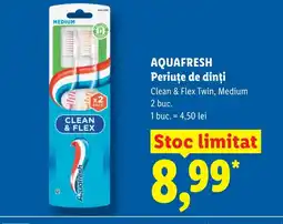 Lidl AQUAFRESH Periuţe de dinți Ofertă