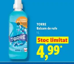 Lidl TORRE TORRE Balsam de rufe Ofertă