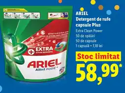 Lidl ARIEL Detergent de rufe capsule Plus Ofertă