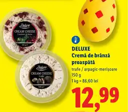 Lidl DELUXE Cremă de brânză proaspătă Ofertă