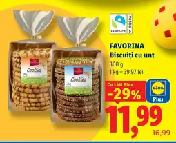 Lidl FAVORINA Biscuiți cu unt Ofertă