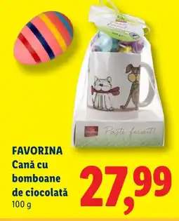 Lidl FAVORINA Cană cu bomboane de ciocolată Ofertă