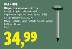 Lidl PARKSIDE Dispozitiv solar anticârtiţă Ofertă