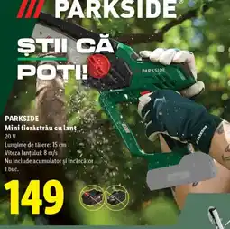 Lidl PARKSIDE Mini fierăstrău cu lant Ofertă