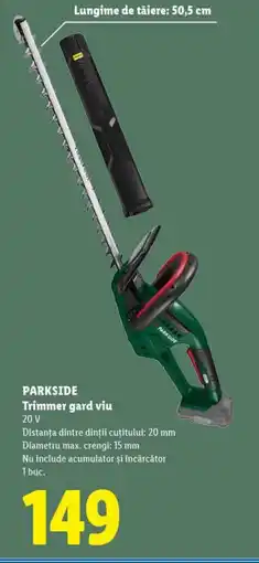Lidl PARKSIDE Trimmer gard viu Ofertă
