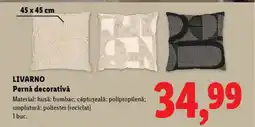 Lidl LIVARNO Pernǎ decorativǎ Ofertă