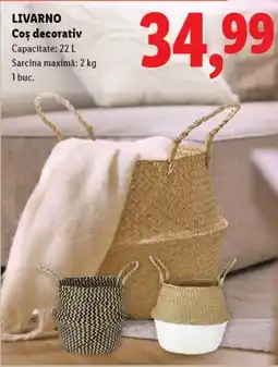Lidl LIVARNO Cos decorativ Ofertă