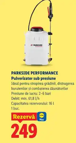 Lidl PARKSIDE PERFORMANCE Pulverizator sub presiune Ofertă