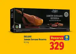 Lidl DELUXE Jamón Serrano Reserva Ofertă