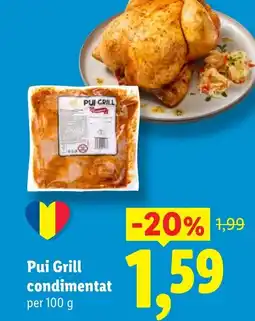 Lidl Pui Grill condimentat Ofertă