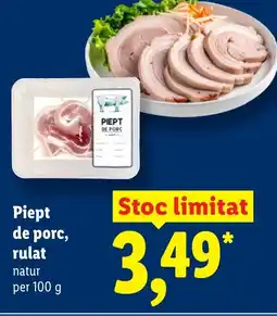 Lidl Piept de porc, rulat Ofertă