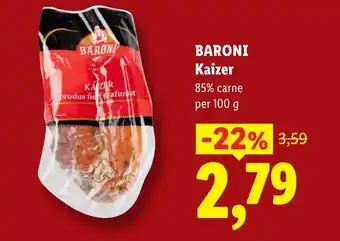 Lidl BARONI Kaizer Ofertă