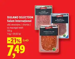 Lidl DULANO SELECTION Salam internațional Ofertă